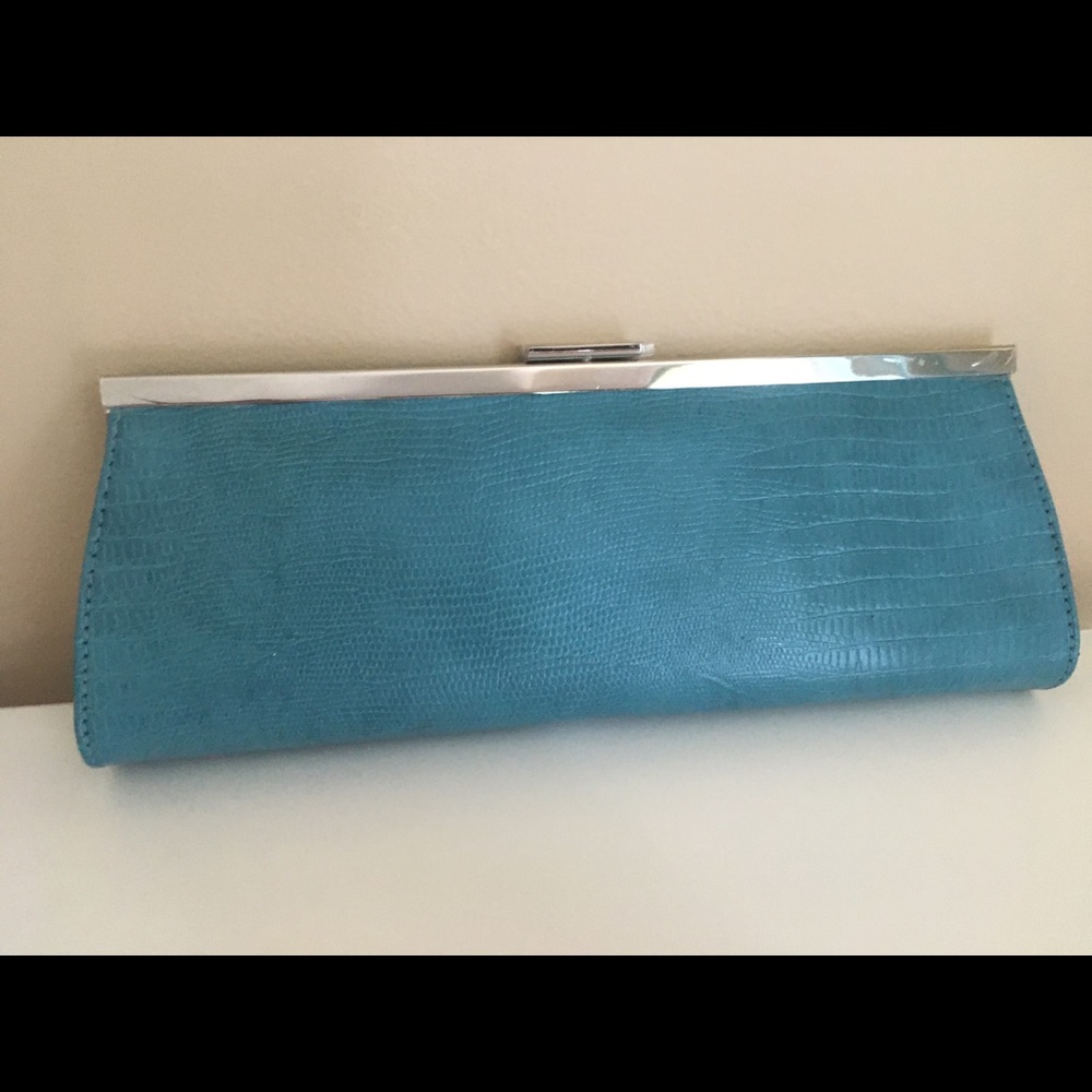 Loft Turquoise Clutch